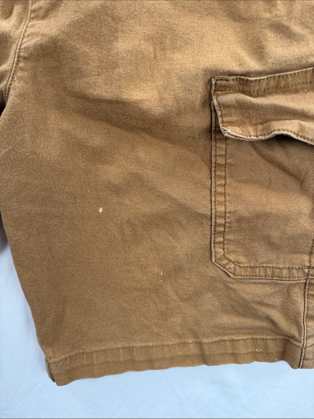 Kids' Brown Cargo Shorts with Drawstring Waist - Picture 5 of 5